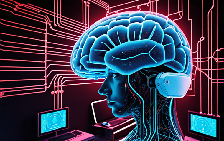 **Image Prompt:** A vibrant, futuristic network diagram representing an IoT ecosystem. Data streams flow between various smart devices (e.g., smart home appliances, wearables, industrial sensors). Overlaid on the network is a translucent AI brain, visually analyzing the data streams and highlighting anomalies in red. The scene should evoke a sense of vigilance and advanced threat detection. Style: Cyberpunk, high-tech.